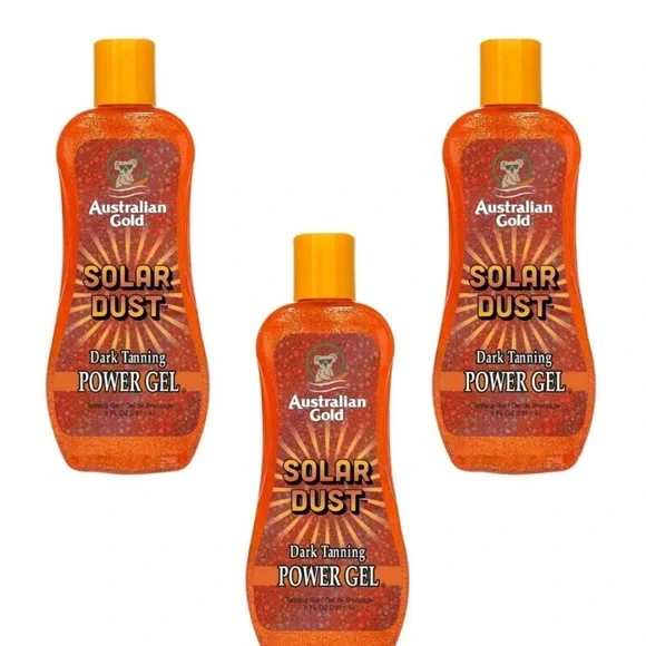 Australian Gold Solar Dust Dark Tanning Power Gel - Orange - Picture 3 of 5